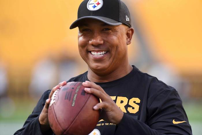 Former Steelers receiver Hines Ward could run like a halfback and throw like a quarterback.